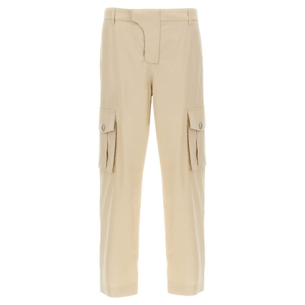 Balmain Beige Cotton Cargo Men's Pants